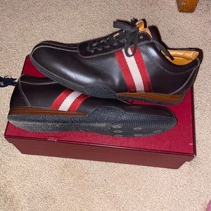 Ballys with tags worn once for photo shoot